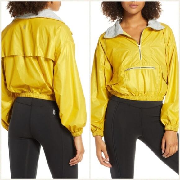 Free People Moonlight Reflective Jacket Gold XS NWT - Picture 5 of 7